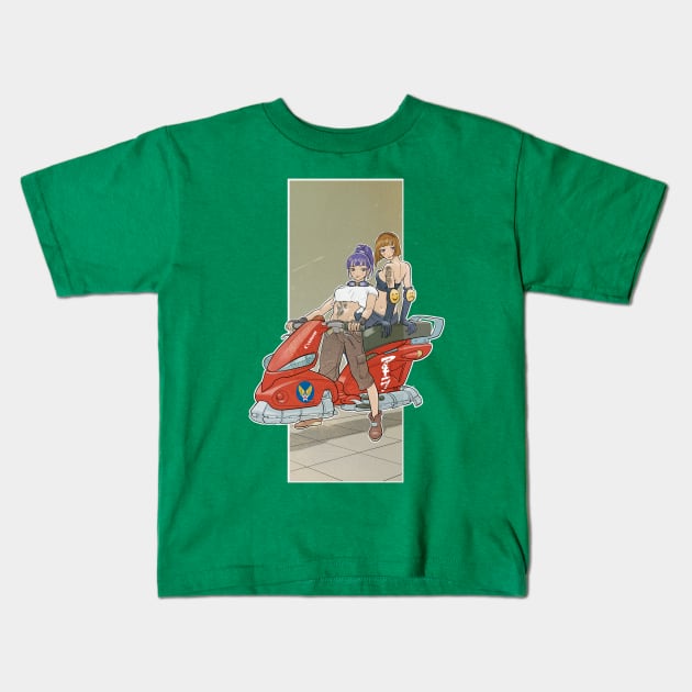 Minamoto Kids T-Shirt by HectorGomez